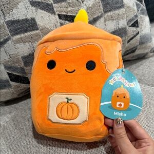 Squishmallows Misha Pumpkin Orange Plush